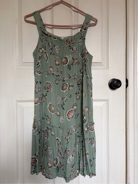 Women’s Sage Green Floral Sundress